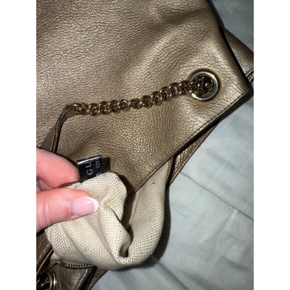 Gucci Soho Shoulder Bag Gold Metallic - Picture 11 of 11